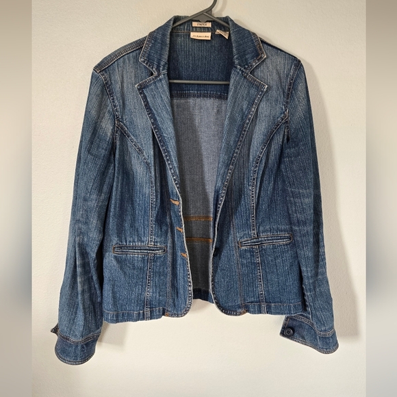 St John's Bay Denim Jacket size Medium - Picture 1 of 5